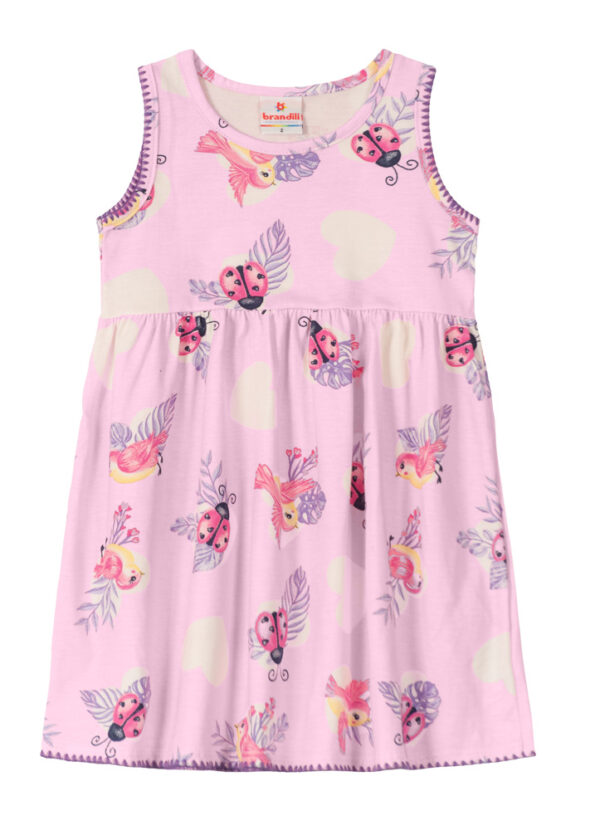 Vestido Infantil Regata