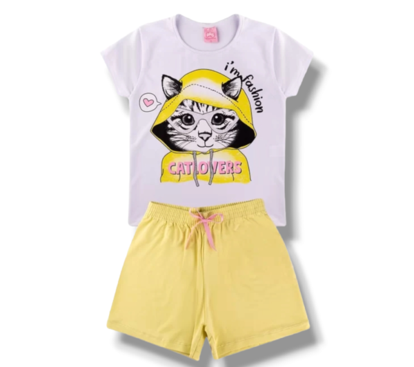 Conjunto Juvenil Gatinha