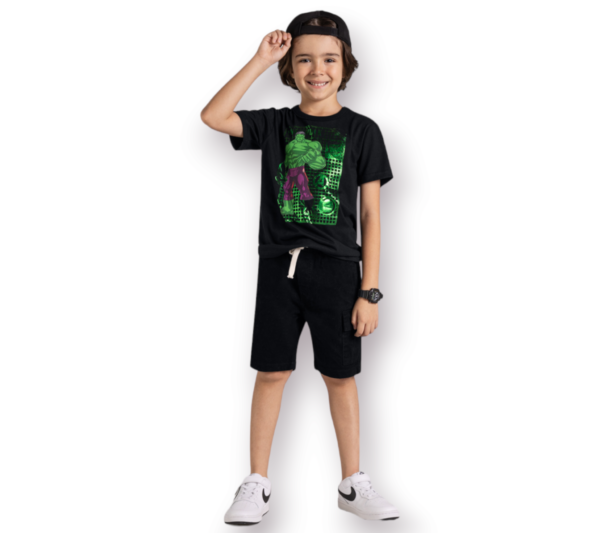 Camiseta Infantil Hulk