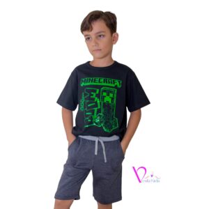 Camiseta Infanto-Juvenil Minecraft