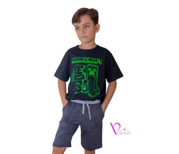 Camiseta Infanto-Juvenil Minecraft