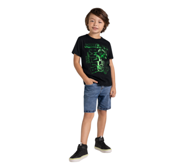 Camiseta Infanto-Juvenil Minecraft