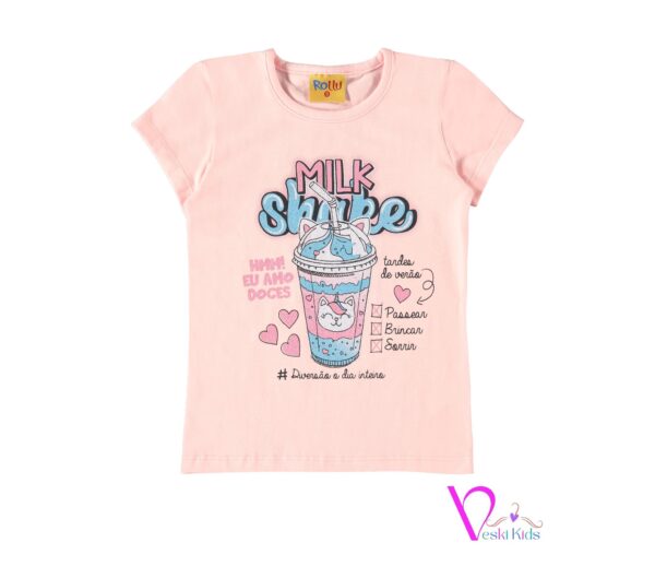 Blusa Rosa Milk Shake