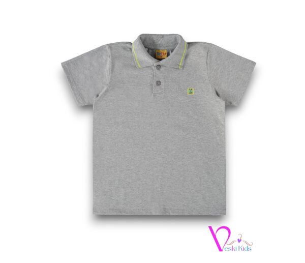 Camisa Polo Mescla Cinza