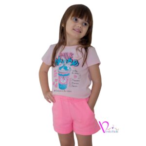 Blusa Rosa Milk Shake