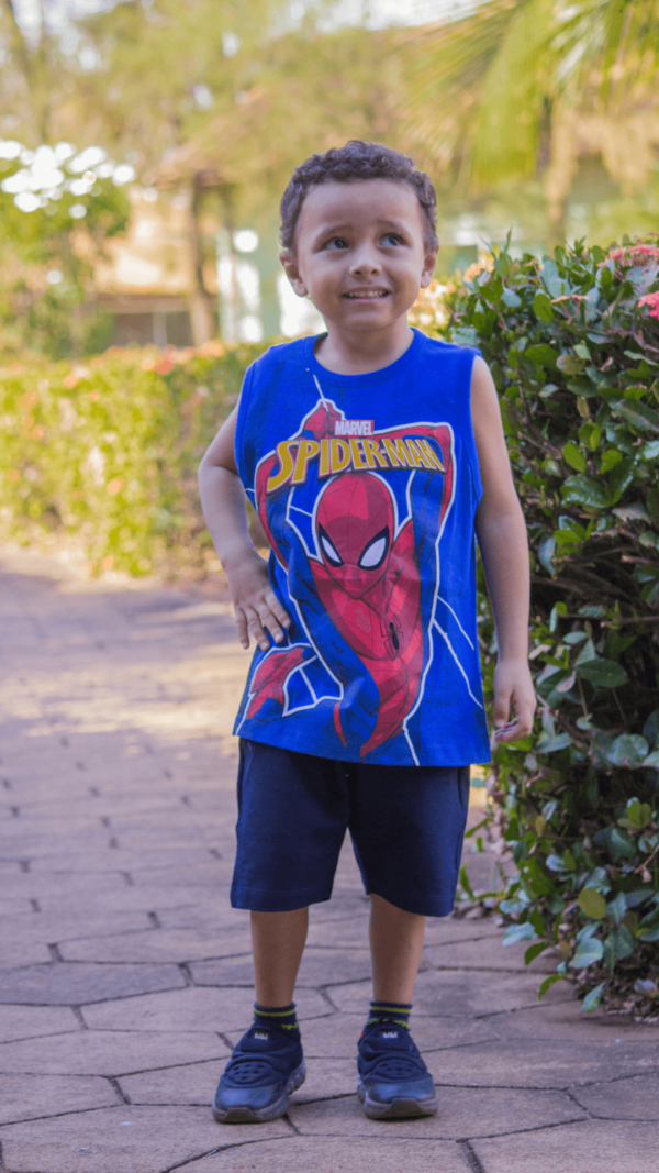 Camiseta Regata Homem Aranha