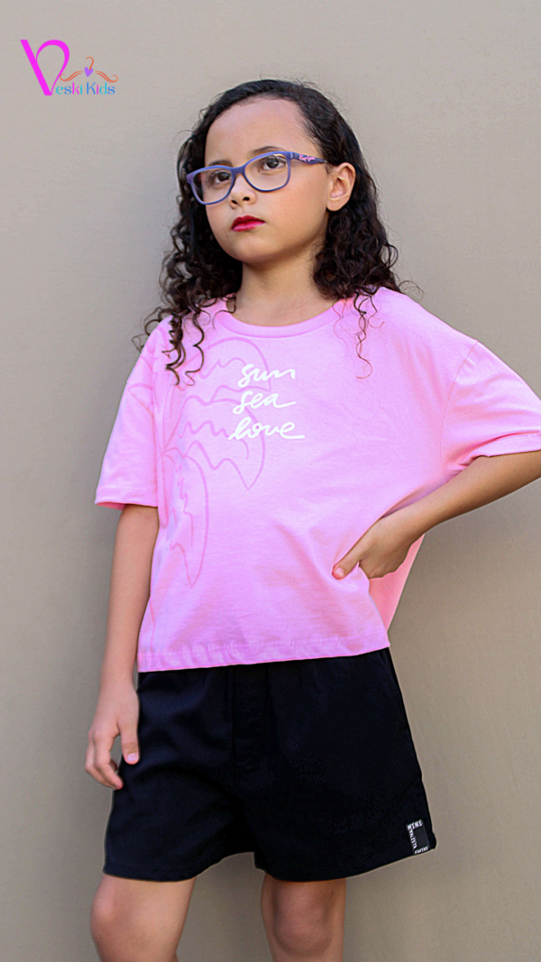 Camiseta Sun Love Rosa