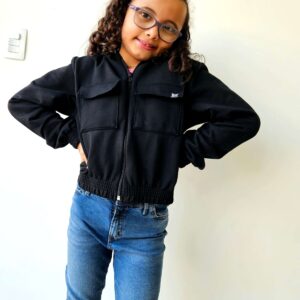Jaqueta Cropped Black